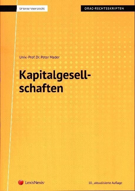 Kapitalgesellschaften (f. Osterreich) (Paperback)
