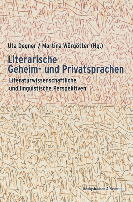 Literarische Geheim- und Privatsprachen (Paperback)