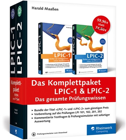 Das Komplettpaket LPIC-1 und LPIC-2 (Paperback)