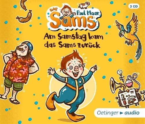 Am Samstag kam das Sams zuruck, 3 Audio-CDs (CD-Audio)