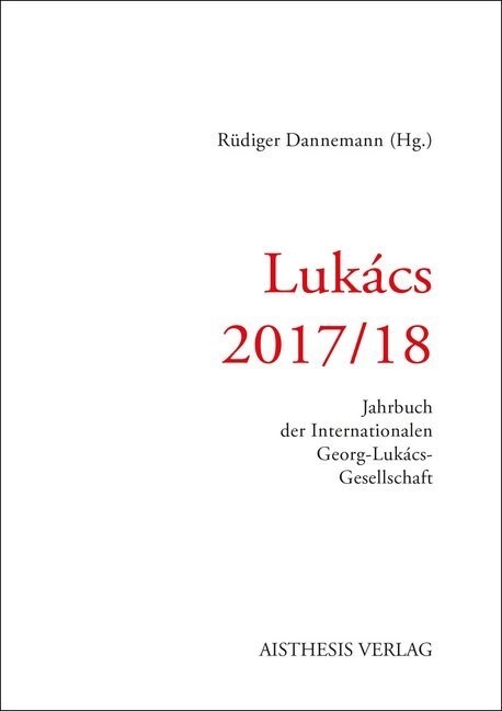 Lukacs 2017/18 (Hardcover)