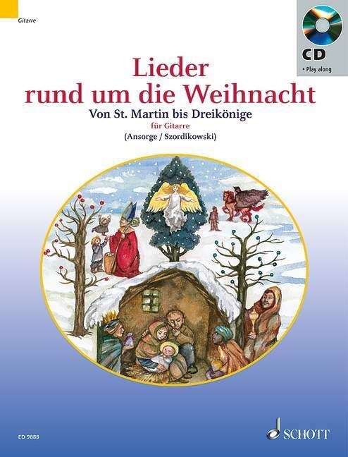 Lieder rund um die Weihnachtszeit, fur Gitarre, m. Audio-CD (Sheet Music)