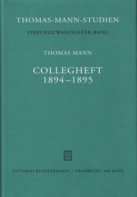 Collegheft 1894-1895 (Hardcover)