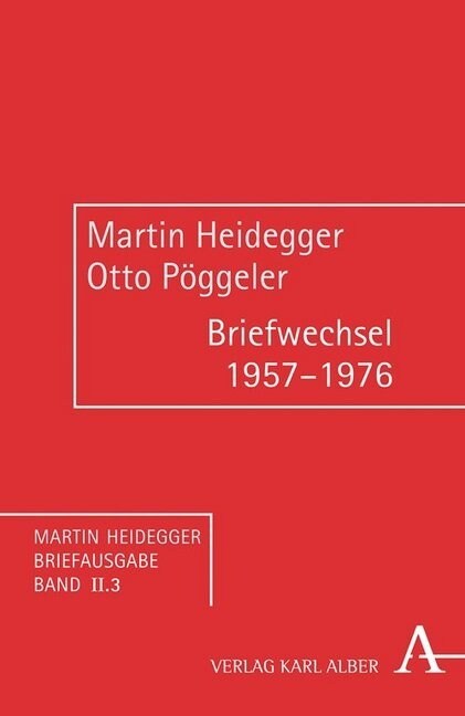 Briefwechsel 1957-1976 (Hardcover)