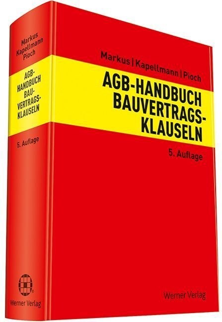 AGB-Handbuch Bauvertragsklauseln (Hardcover)