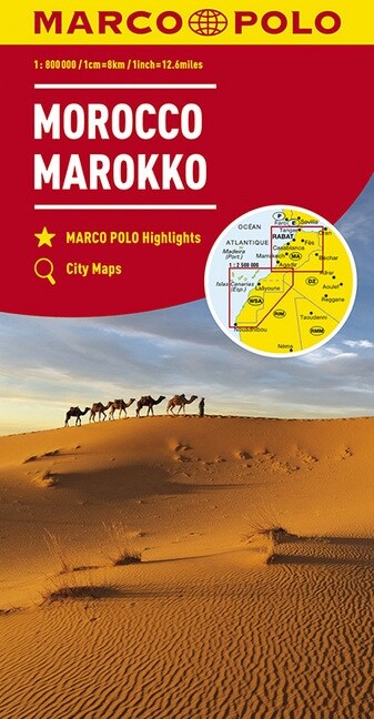 Morocco Marco Polo Map (Folded)