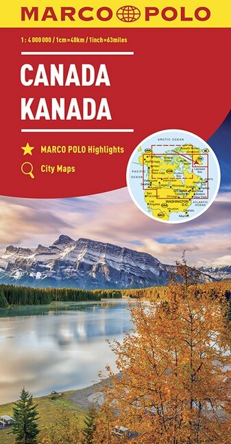 Canada Marco Polo Map (Folded)