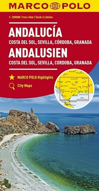 Andalucia Marco Polo Map (Folded)