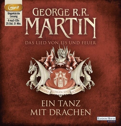 Das Lied von Eis und Feuer - Ein Tanz mit Drachen, 4 MP3-CDs (CD-Audio)