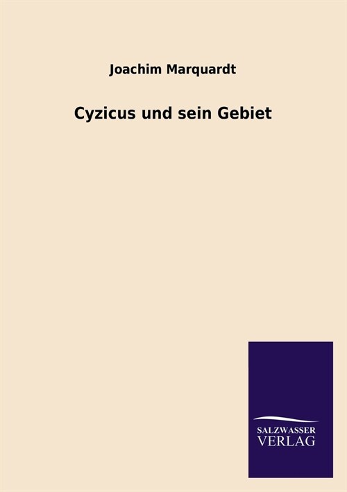 Cyzicus und sein Gebiet (Paperback)