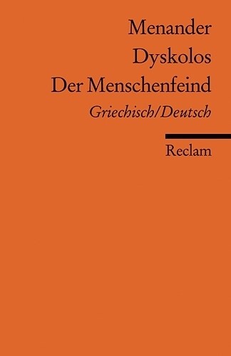 Der Menschenfeind. Dyskolos (Paperback)