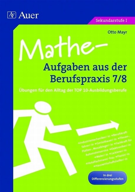 Mathe-Aufgaben aus der Berufspraxis 7/8 (Paperback)