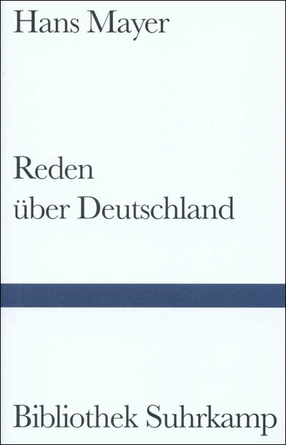 Reden uber Deutschland (1945-1993) (Hardcover)