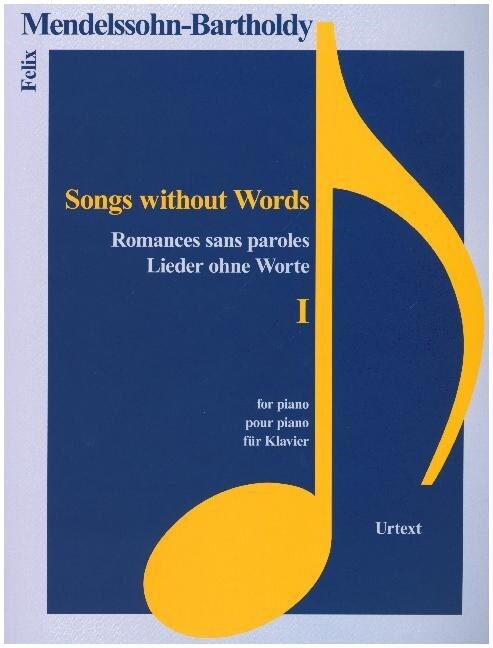 Lieder Ohne Worte I (Paperback)
