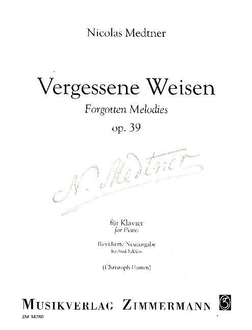 Vergessene Weisen op. 39, Klavier (Sheet Music)