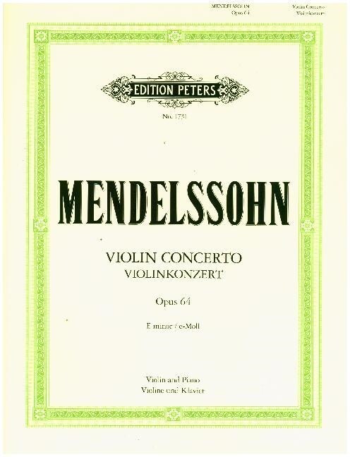 Violin Concerto in E Minor Op. 64 (Edition for Violin and Piano): Solo Part Ed. by Igor Oistrakh (Paperback)