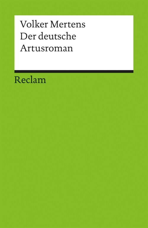 Der deutsche Artusroman (Paperback)