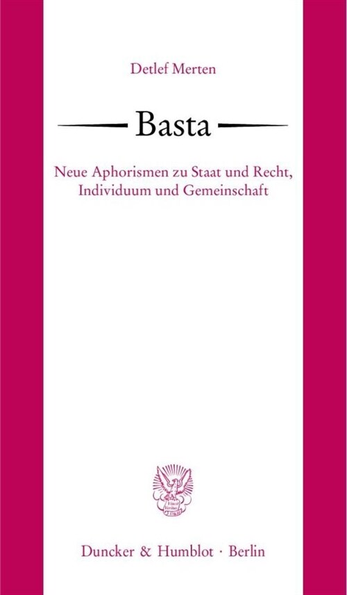 Basta. (Paperback)