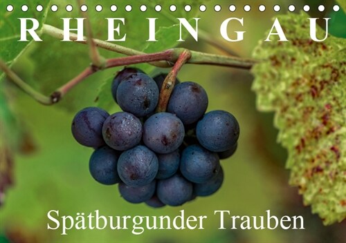 Rheingau - Spatburgunder Trauben (Tischkalender 2019 DIN A5 quer) (Calendar)