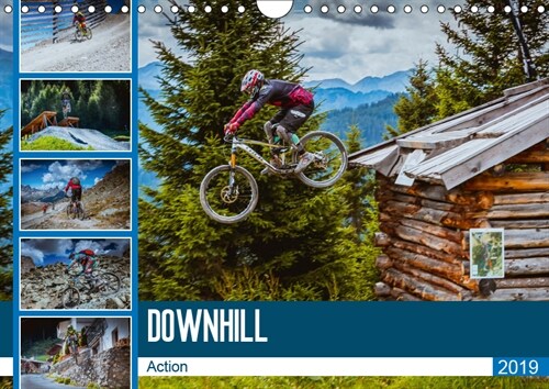 Downhill Action (Wandkalender 2019 DIN A4 quer) (Calendar)