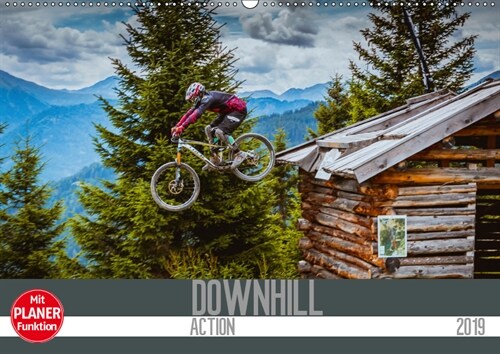 Downhill Action (Wandkalender 2019 DIN A2 quer) (Calendar)