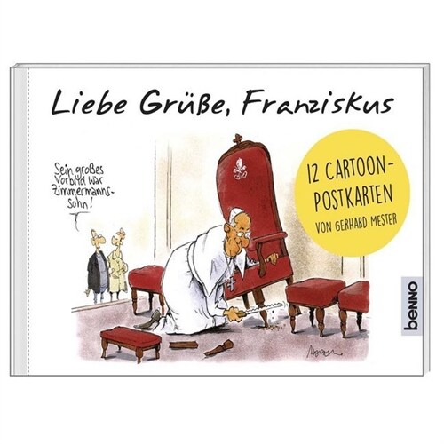 Liebe Gruße, Franziskus, Postkartenbuch (Hardcover)