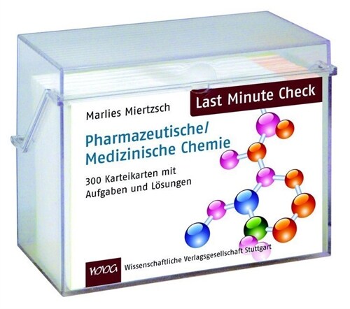 Pharmazeutische/Medizinische Chemie, Karteikarten (Cards)