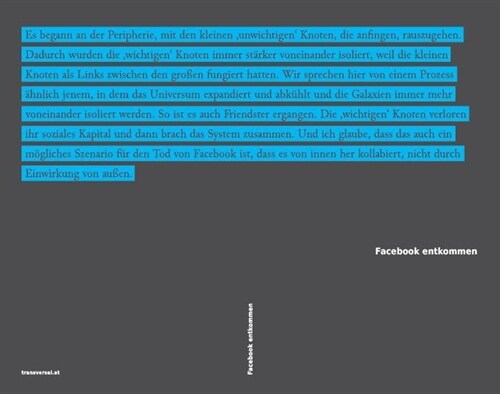 Facebook entkommen (Paperback)