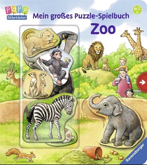 Mein großes Puzzle-Spielbuch Zoo (Board Book)