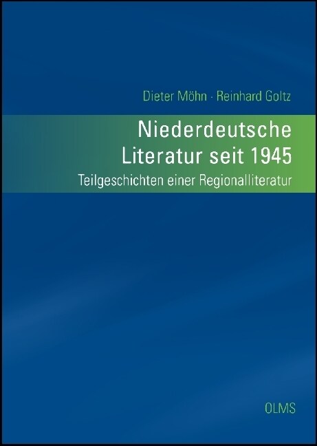 Niederdeutsche Literatur seit 1945 (Hardcover)