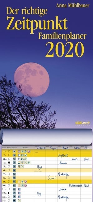 Der richtige Zeitpunkt Familienplaner 2020 (Calendar)