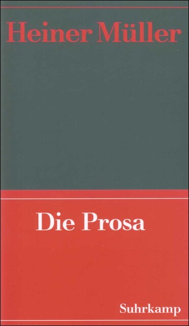 Die Prosa (Paperback)