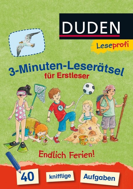 3-Minuten-Leseratsel fur Erstleser: Endlich Ferien! (Paperback)