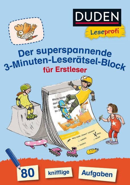 Duden Leseprofi - Der superspannende 3-Minuten-Leseratsel-Block fur Erstleser (Paperback)