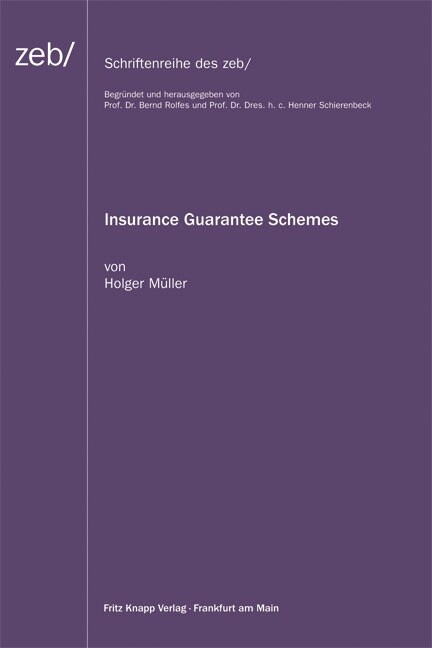 Insurance Guarantee Schemes (Hardcover)