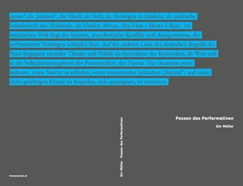 Possen des Performativen (Paperback)