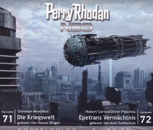 Perry Rhodan NEO - Die Kriegswelt - Epetrans Vermachtnis, 2 MP3-CDs (CD-Audio)