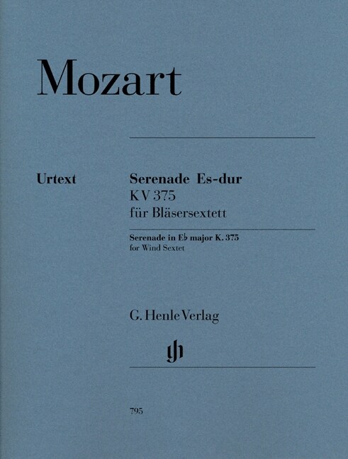 Serenade Es-Dur KV 375, fur Blasersextett, Stimmensatz (Sheet Music)