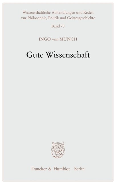 Gute Wissenschaft (Paperback)