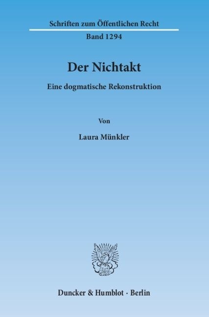 Der Nichtakt. (Paperback)