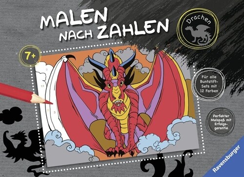 Malen nach Zahlen: Drachen (Paperback)