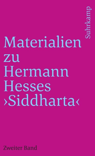 Materialien zu Hermann Hesses Siddhartha. Tl.2 (Paperback)
