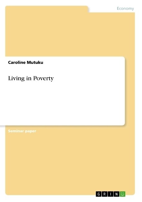 Living in Poverty (Paperback)