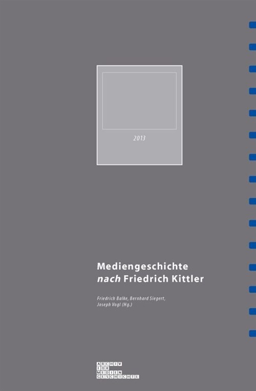 Mediengeschichte nach Friedrich Kittler (Paperback)