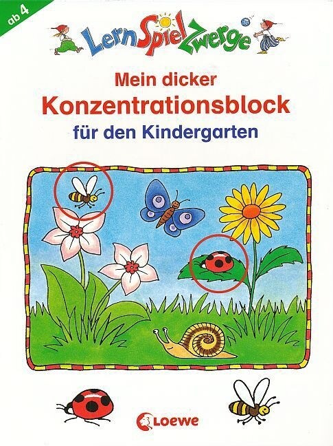 Mein dicker Konzentrationsblock fur den Kindergarten (Paperback)