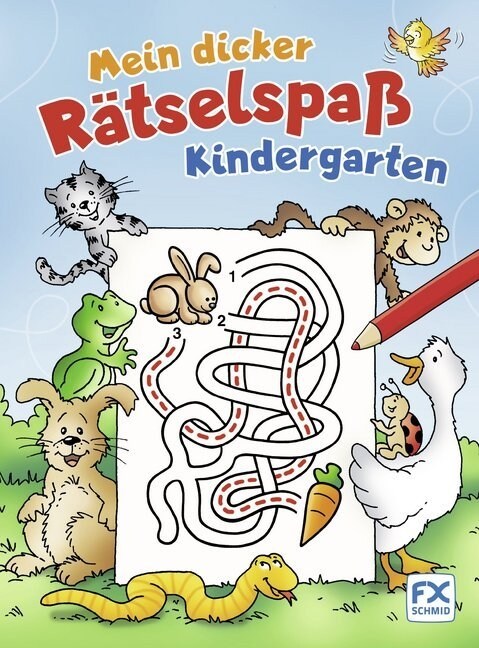 Mein dicker Ratselspaß Kindergarten (Paperback)