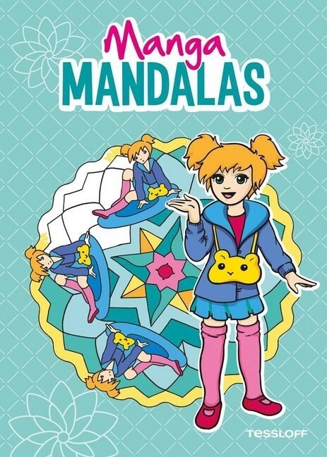 Manga Mandalas (blau) (Paperback)