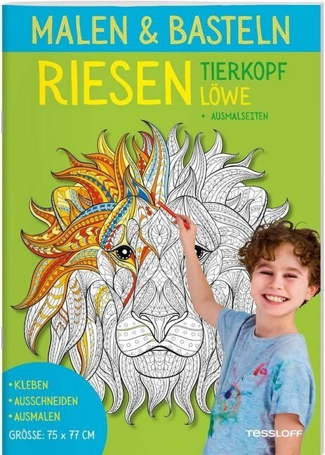 Malen & Basteln. RIESEN Tierkopf Lowe (Paperback)