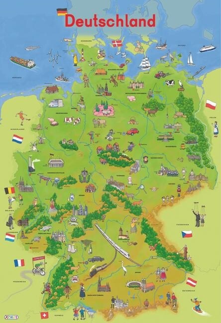 Mein Lernposter: Deutschland (Poster)