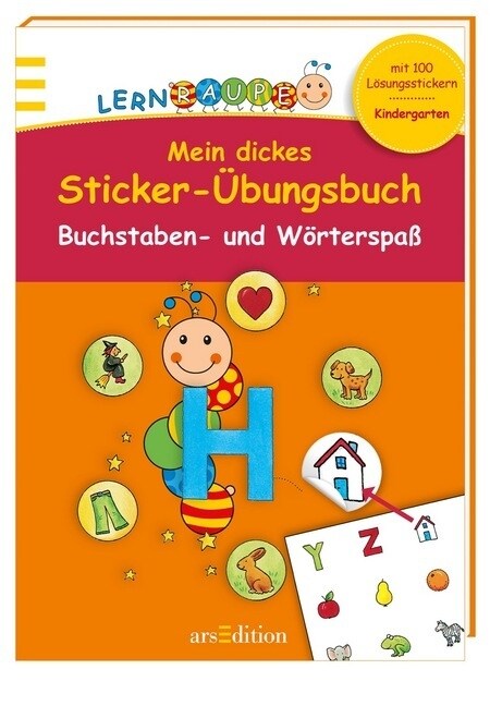 Mein dickes Sticker-Ubungsbuch Buchstaben- und Worterspaß (Paperback)